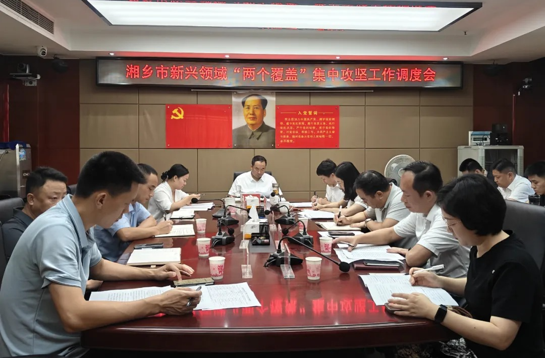 强认识 抓落实 湘乡市召开新兴领域“两个覆盖”集中攻坚调度会 