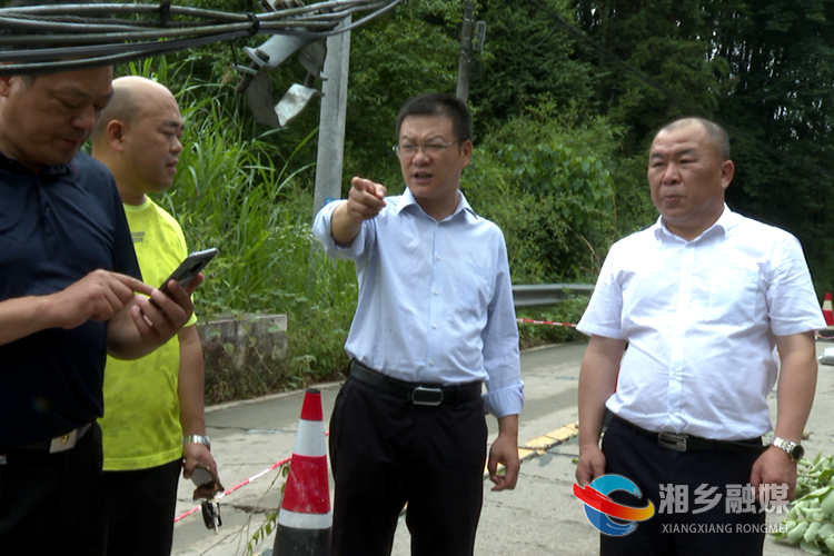 周俊文在中沙镇实地查看公路塌方等情况.png