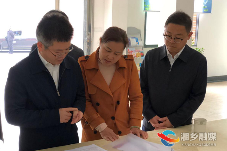 何俊峰查看东安村的脱贫攻坚资料台账。.jpg