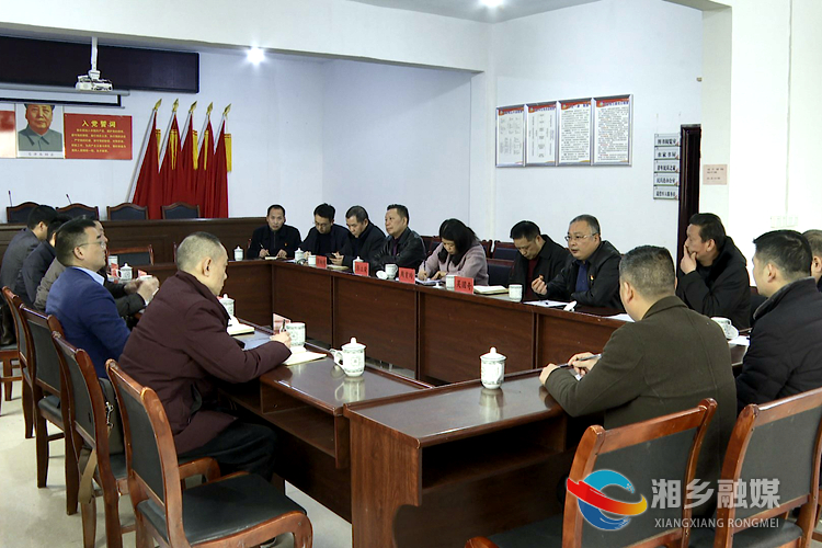 湘潭市监督指导组在东郊乡横洲村听取换届选举工作汇报。.jpg