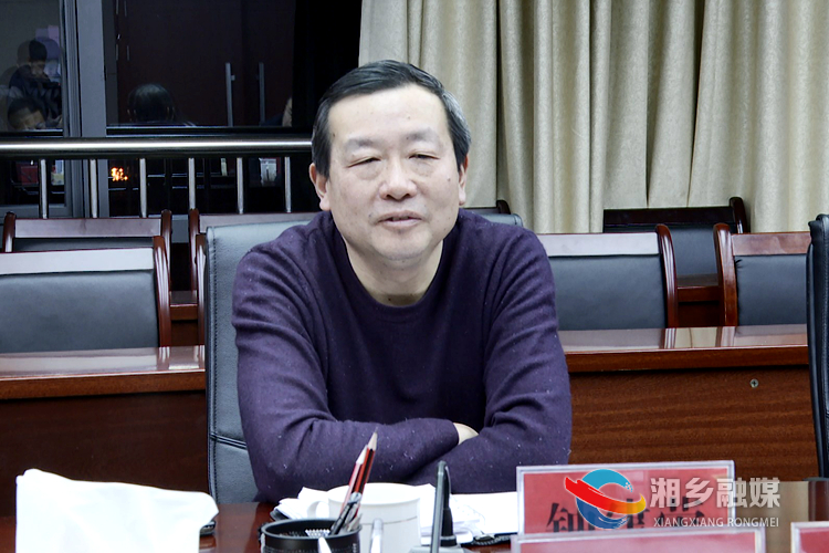 湘潭市委组织部常务副部长、二级巡视员钟建荣讲话。.jpg