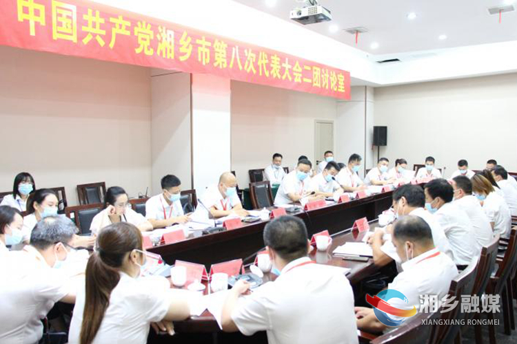 第二代表团分团讨论现场。.jpg