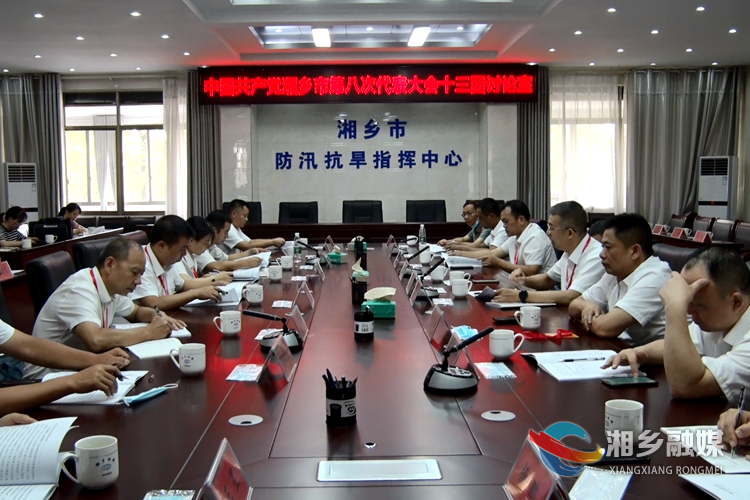 第十三代表团分团讨论现场。.png