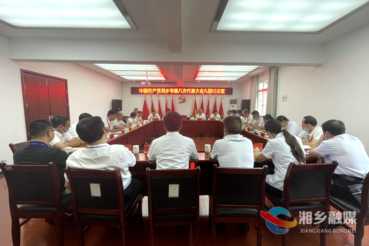 第九代表团分团讨论现场。.png