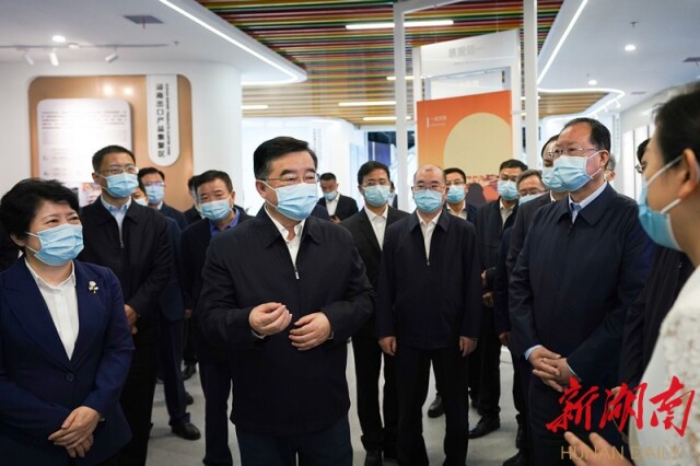 张庆伟在湖南自贸试验区长沙片区、湘江新区调研座谈 毛伟明等参加