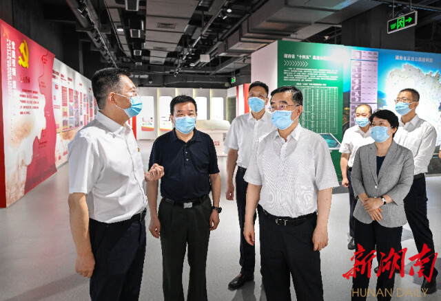 张庆伟在中建五局、省高速公路集团调研：坚定不移做强做优做大国有企业 为建设现代化新湖南作出新贡献